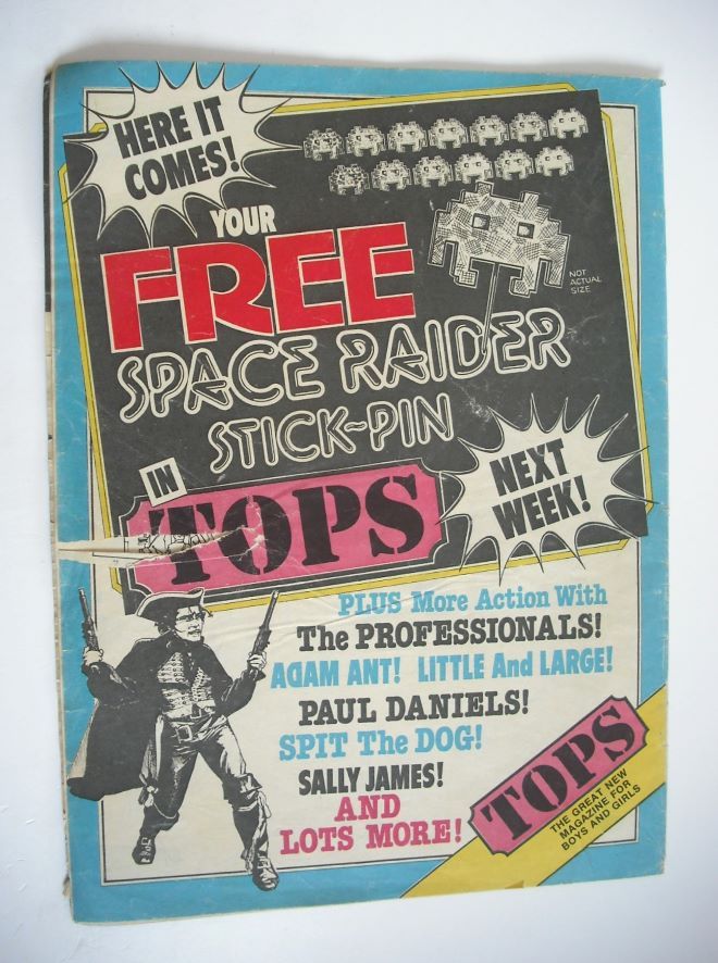 Tops magazine - 10 October 1981 - Adam Ant cover (No. 1)