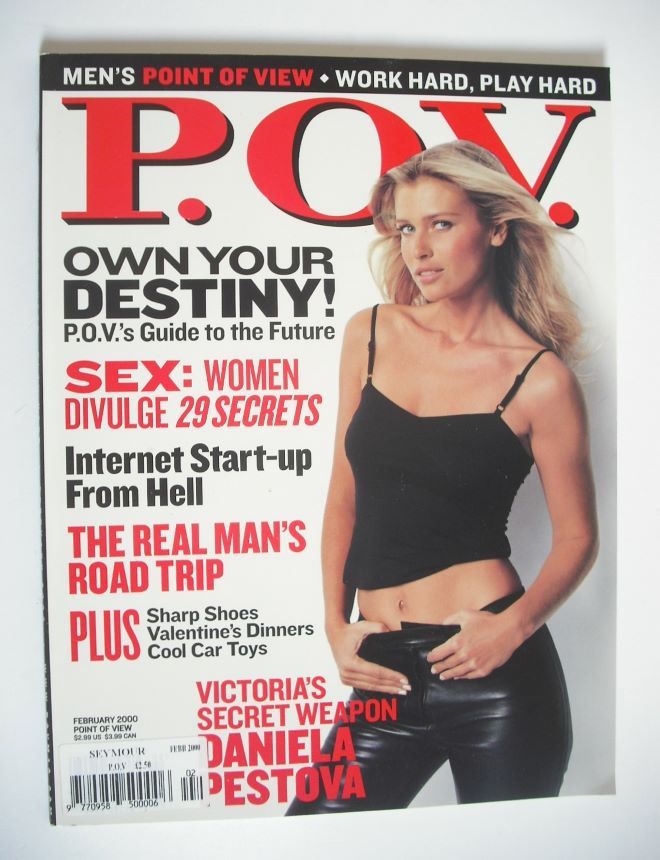 P.O.V. magazine - Daniela Pestova cover (February 2000)