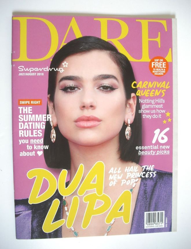 Dare magazine - Dua Lipa cover (July/August 2018)
