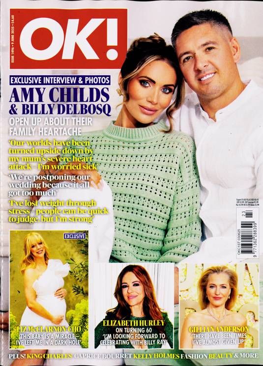 OK! magazine - Amy Childs and Billy Delbosq cover (9 June 2025 - Issue 1496)