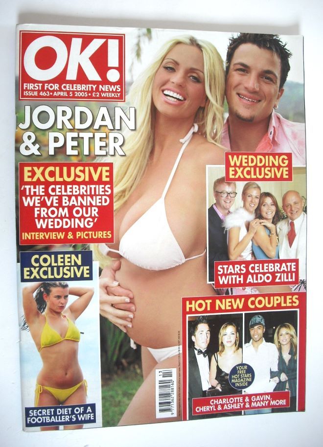 OK! magazine - Jordan Katie Price and Peter Andre cover (5 April 2005 - Issue 463)
