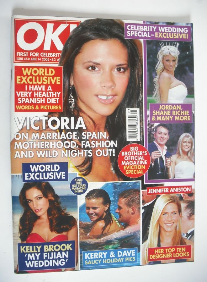 OK! magazine - Victoria Beckham cover (14 June 2005 - Issue 473)
