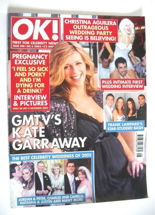 OK! magazine - Kate Garraway cover (6 December 2005 - Issue 498)