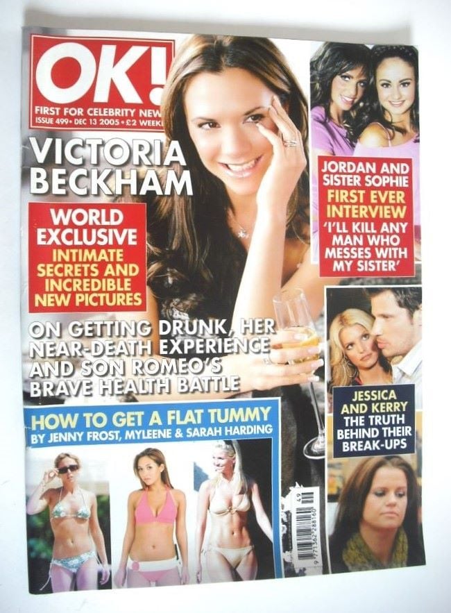 OK! magazine - Victoria Beckham cover (13 December 2005 - Issue 499)