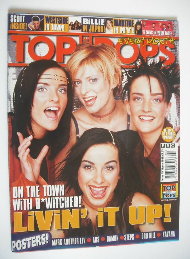 Top Of The Pops magazine - B*Witched cover (March 1999)