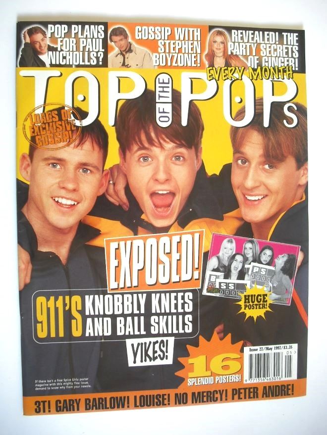 Top Of The Pops magazine - 911 cover (May 1997)