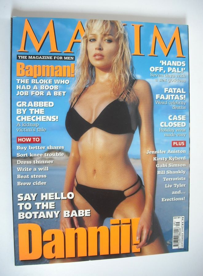 MAXIM magazine - Dannii Minogue cover (September 1998)