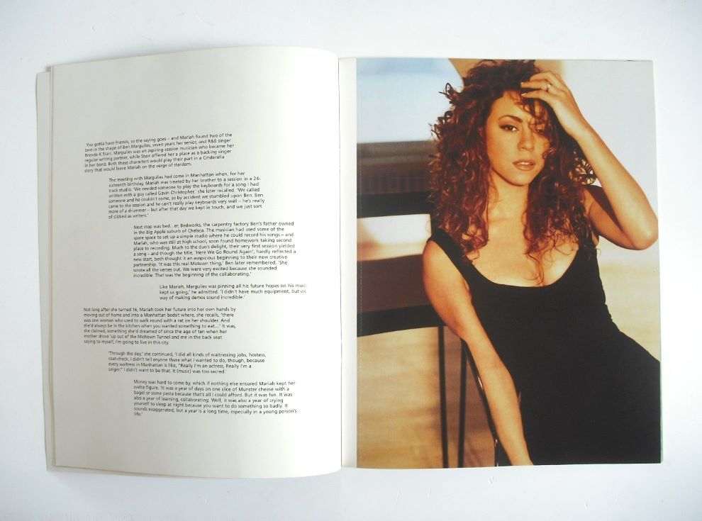 Mariah Carey tear-out photo book (1996)
