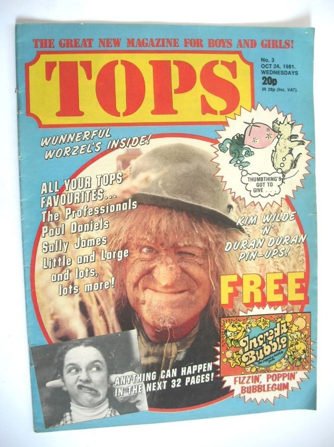Tops magazine - 24 October 1981 - Worzel Gummidge cover (No. 3)