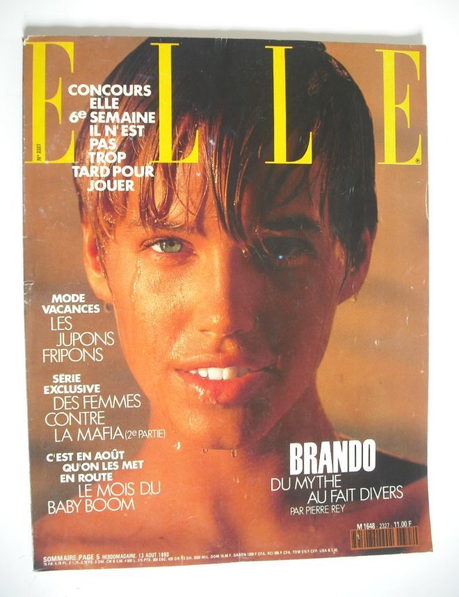 French Elle magazine - 13 August 1990