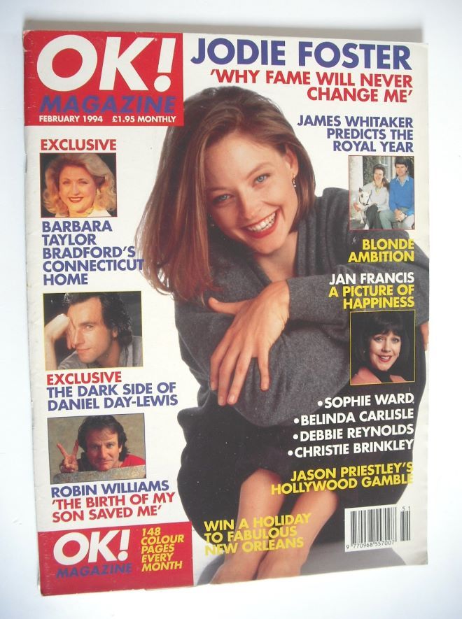 OK! magazine - Jodie Foster cover (February 1994)