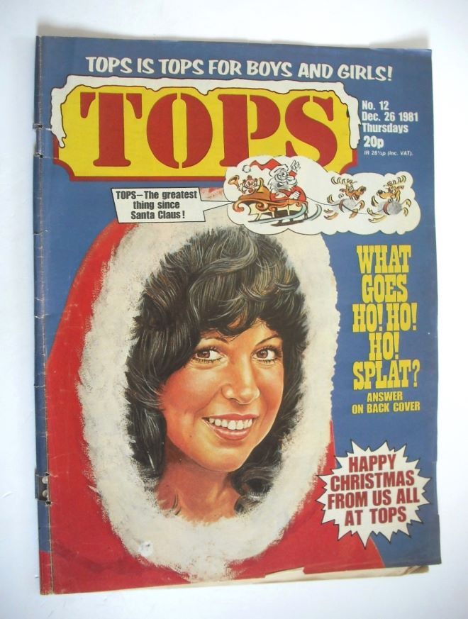 Tops magazine - 26 December 1981 - Sally James cover (No. 12)