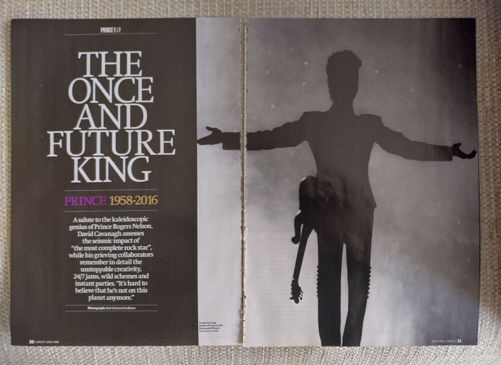 Prince feature (magazine clipping)