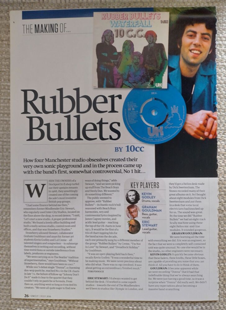 10cc feature (magazine clipping)