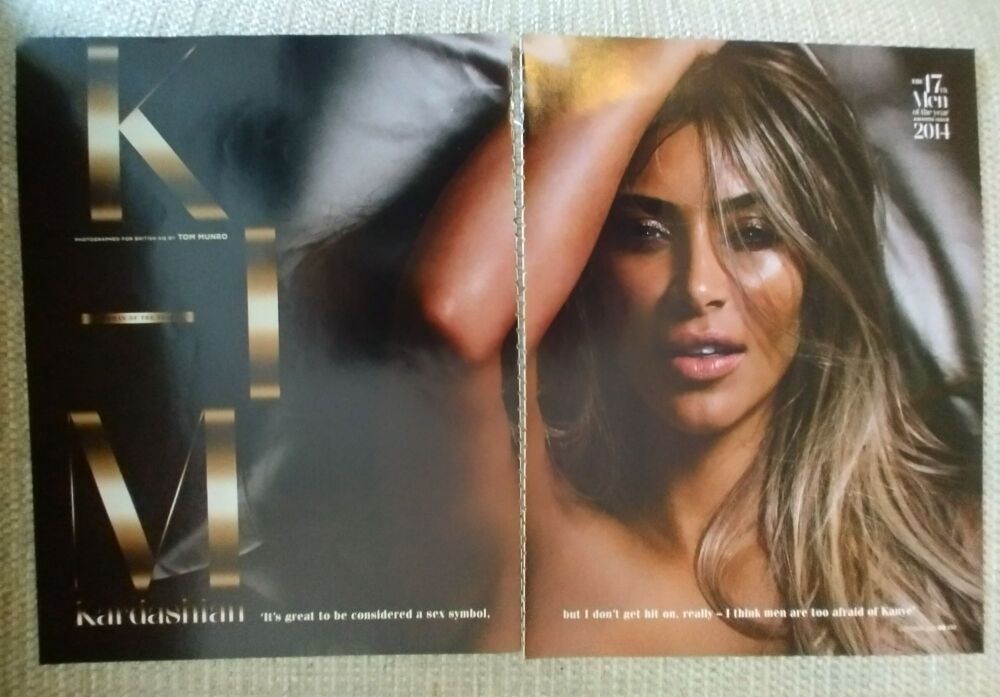 Kim Kardashian feature (magazine clipping from 2014)