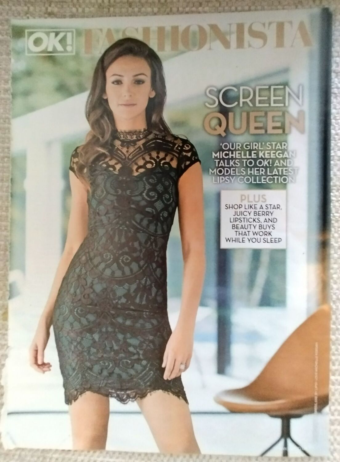 Michelle Keegan feature (magazine clipping from 2016)