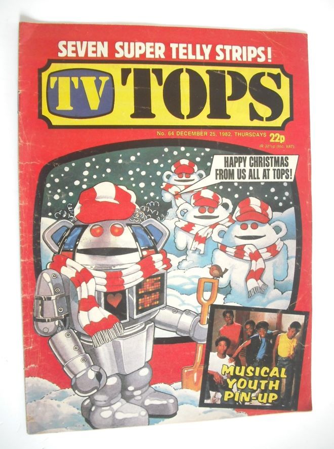TV Tops magazine - 25 December 1982 - Metal Mickey cover (No. 64)