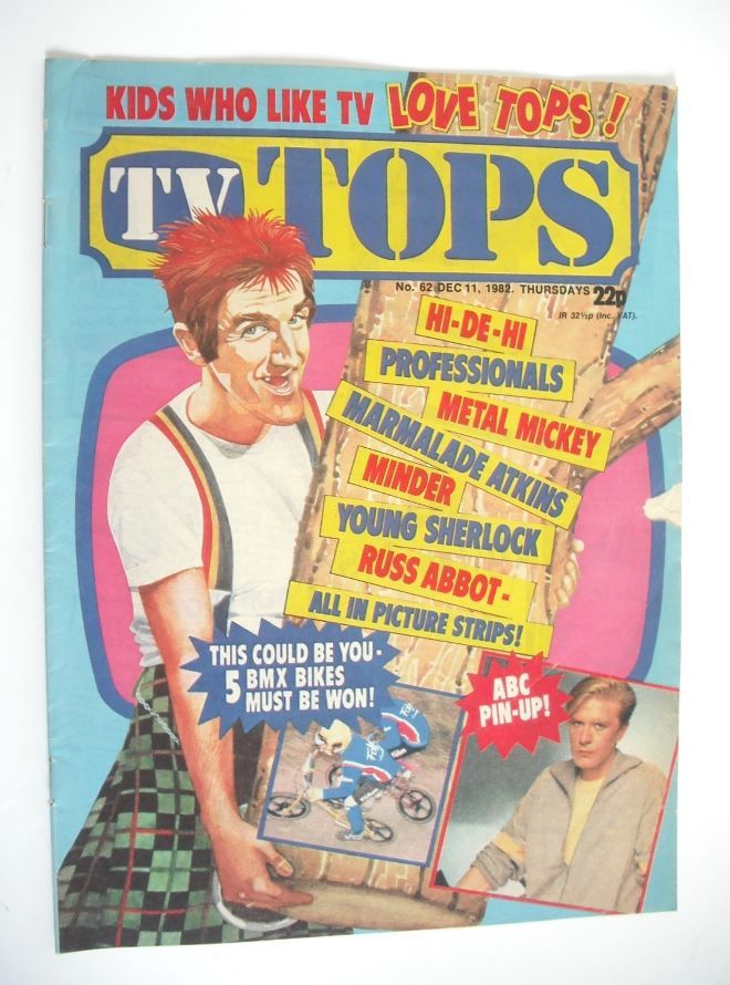 TV Tops magazine - 11 December 1982 - Russ Abbot cover (No. 62)