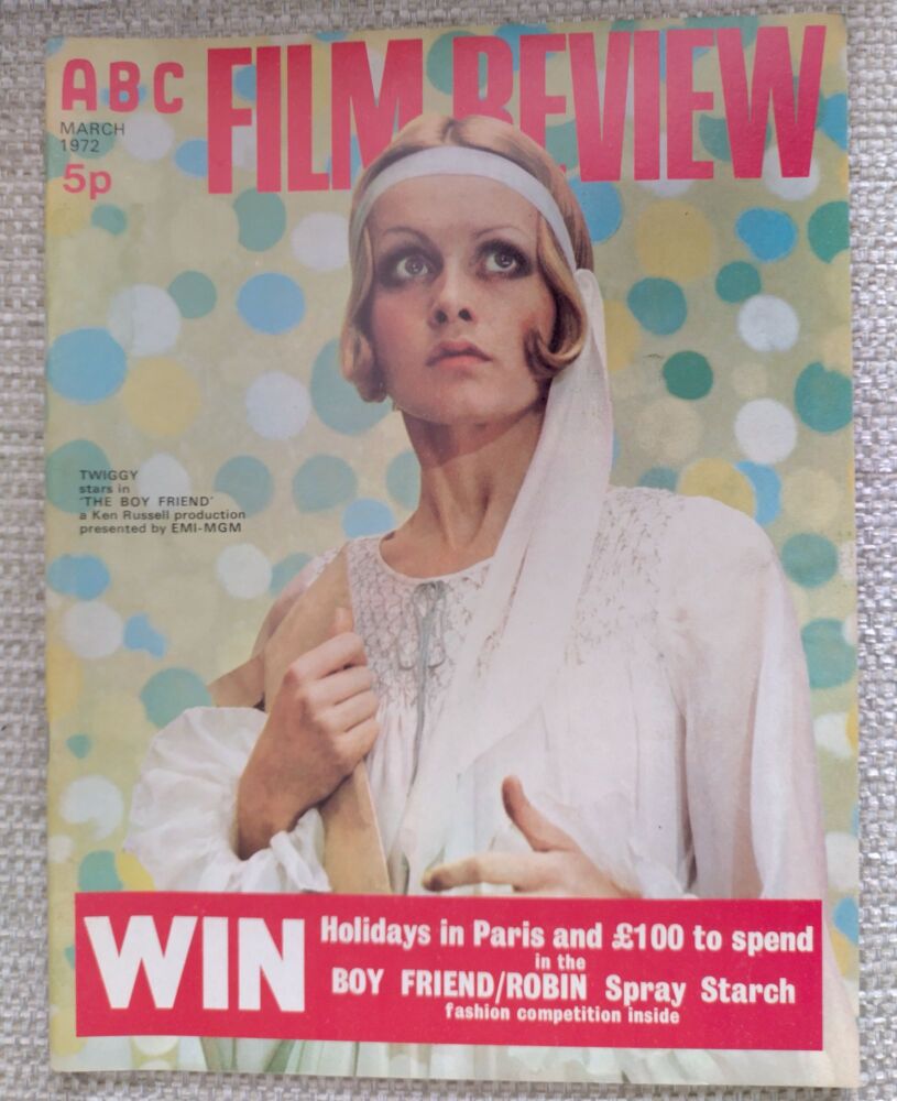 ABC Film Review magazine - Twiggy cover (March 1972)