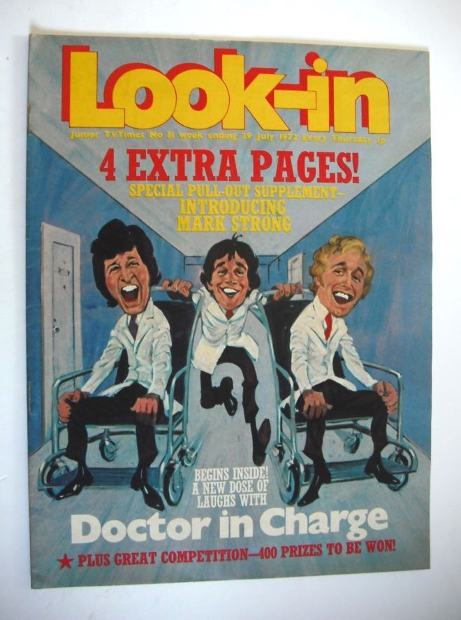 <!--1972-07-29-->Look In magazine - Doctor in Charge cover (29 July 1972)