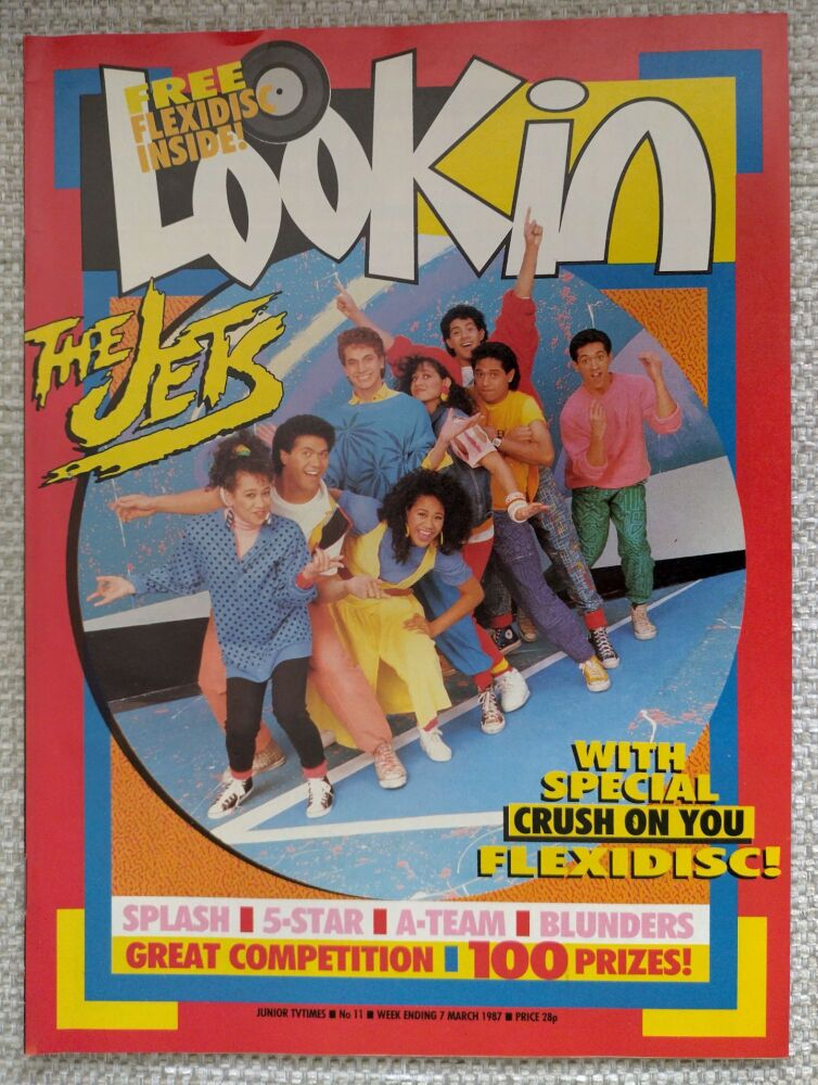 Look In magazine - The Jets cover (7 March 1987)