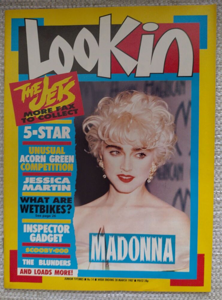 Look In magazine - Madonna cover (28 March 1987)