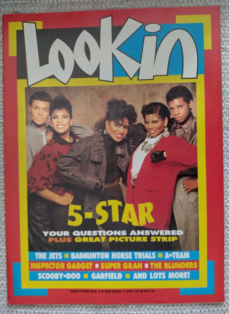 Look In magazine - 5-Star cover (11 April 1987)