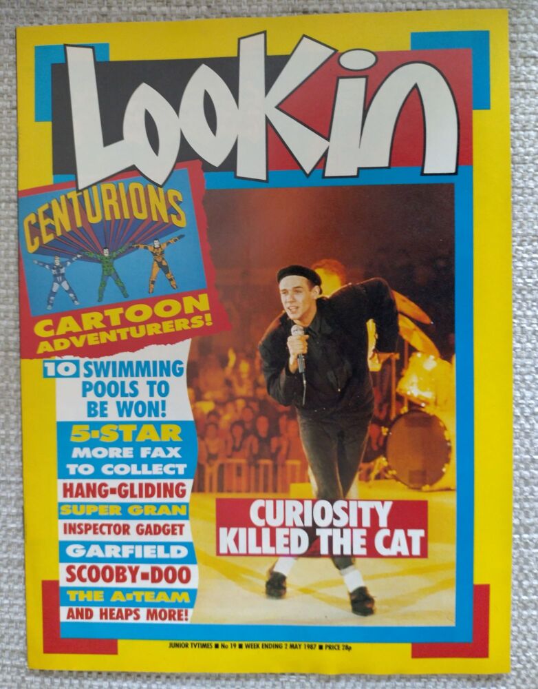 Look In magazine - Ben Volpeliere-Pierrot cover (2 May 1987)