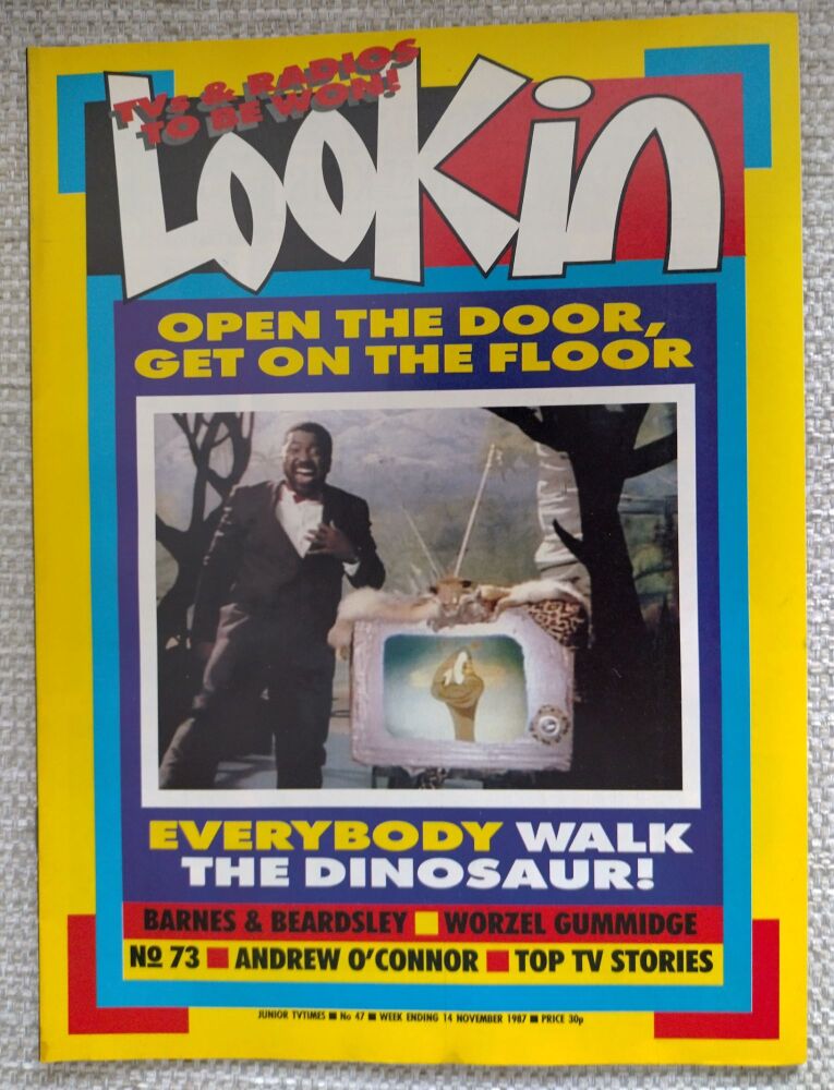 Look In magazine - Harry Bowens cover (14 November 1987)