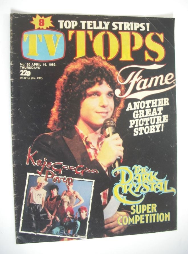 TV Tops magazine - 16 April 1983 - Lee Curreri cover (No. 80)
