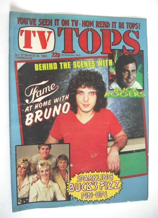 TV Tops magazine - 26 March 1983 - Lee Curreri cover (No. 77)