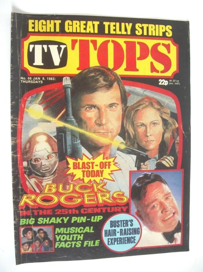 TV Tops magazine - 8 January 1983 - Buck Rogers cover (No. 66)