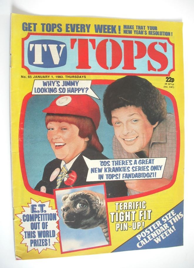 TV Tops magazine - 1 January 1983 - The Krankies cover (No. 65)