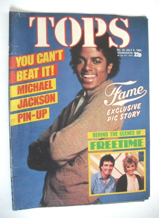 TV Tops magazine - 9 July 1983 - Michael Jackson cover (No. 92)