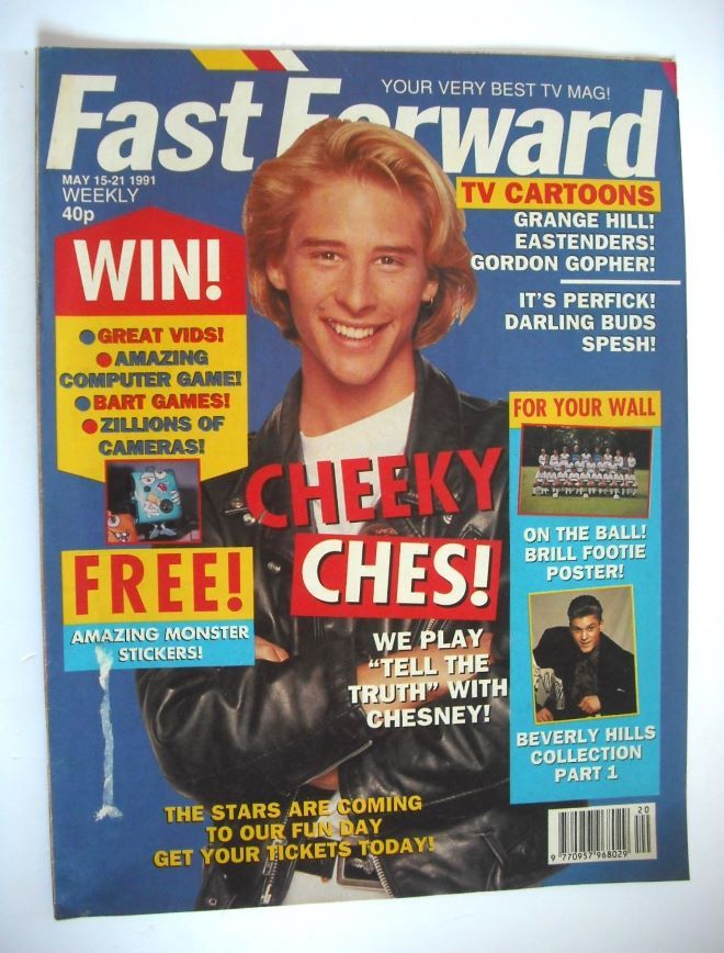 Fast Forward magazine - Chesney Hawkes cover (15-21 May 1991)