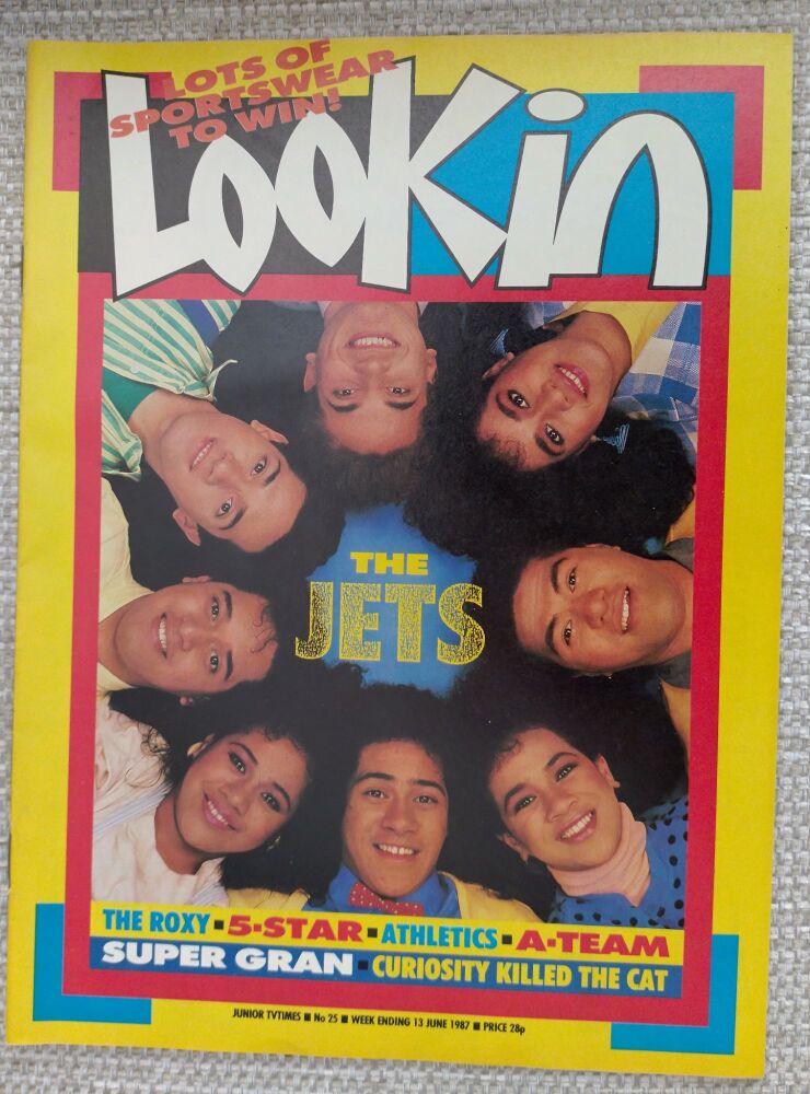 Look In magazine - The Jets cover (13 June 1987)