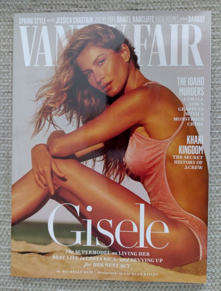 Vanity Fair magazine - Gisele Bundchen cover (April 2023)