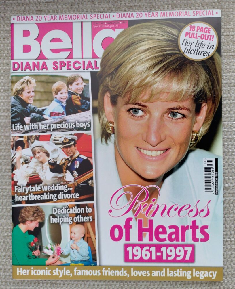 Bella magazine - Princess Diana cover (27 July 2017)