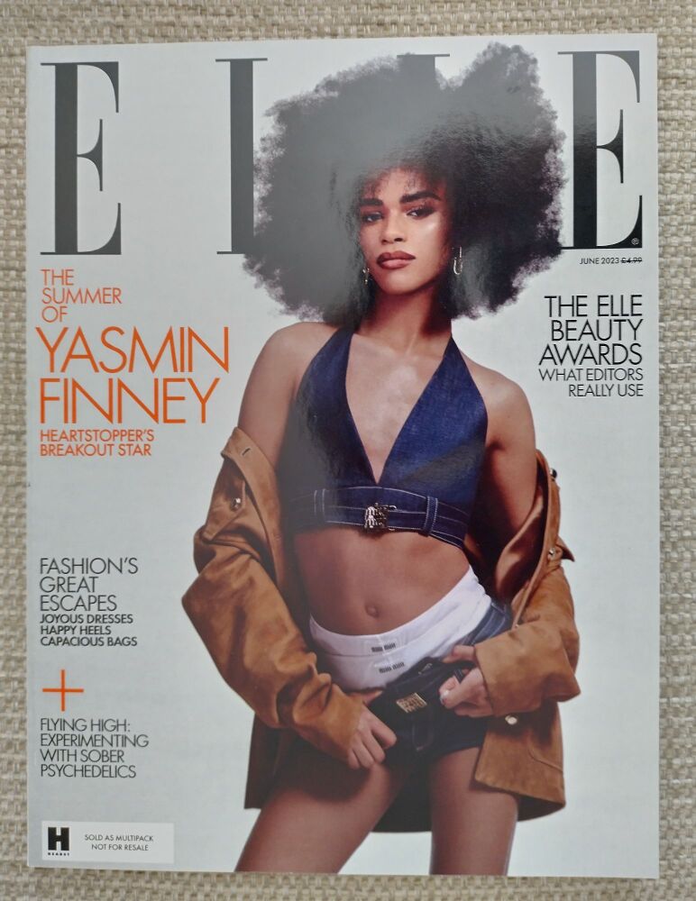 British Elle magazine - June 2023 - Yasmin Finney cover