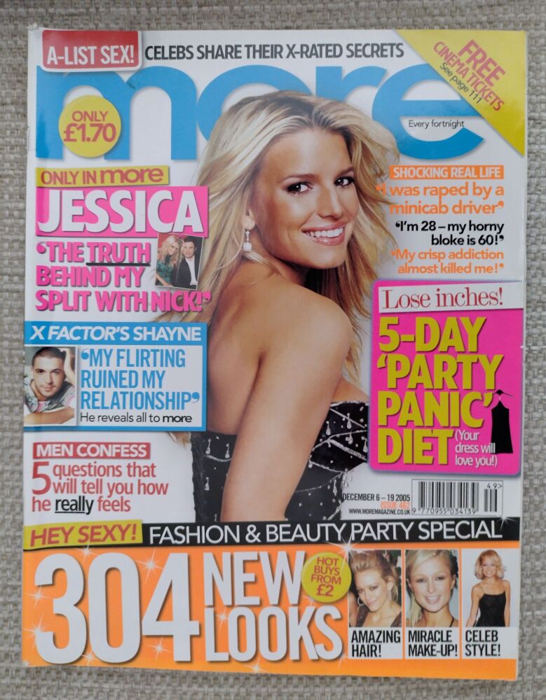More magazine - Jessica Simpson cover (6-19 December 2005)