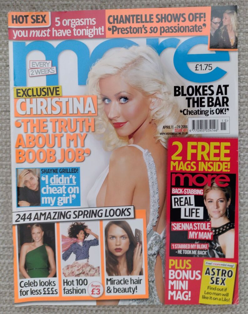 More magazine - Christina Aguilera cover (11-24 April 2006)