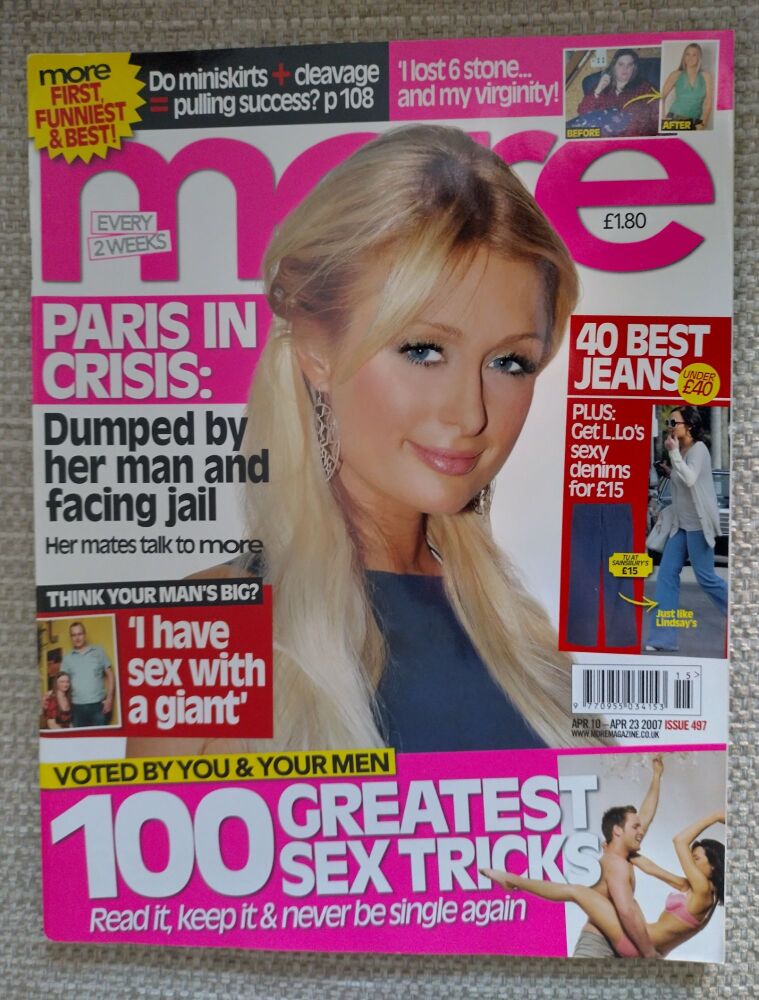 More magazine - Paris Hilton cover (10-23 April 2007)
