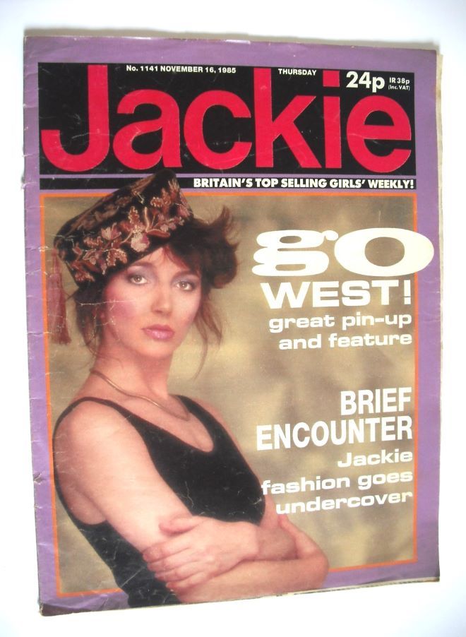 Jackie magazine - 16 November 1985 (Issue 1141 - Kate Bush cover)