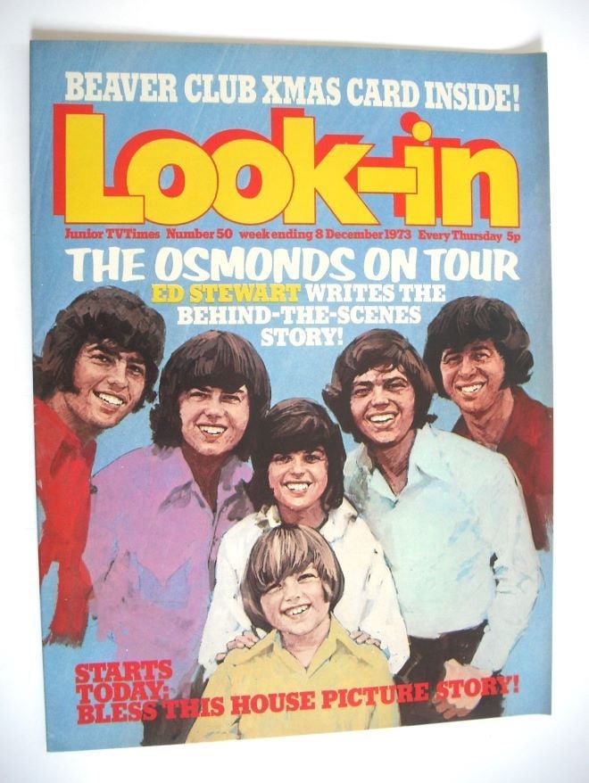 <!--1973-12-08-->Look In magazine - The Osmonds cover (8 December 1973)