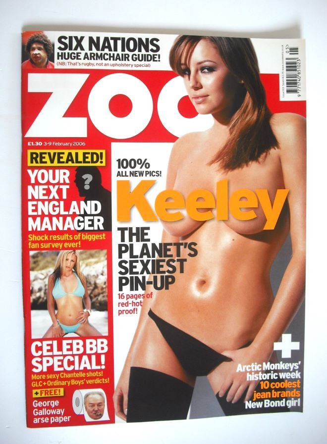 Zoo magazine - Keeley Hazell cover (3-9 February 2006)
