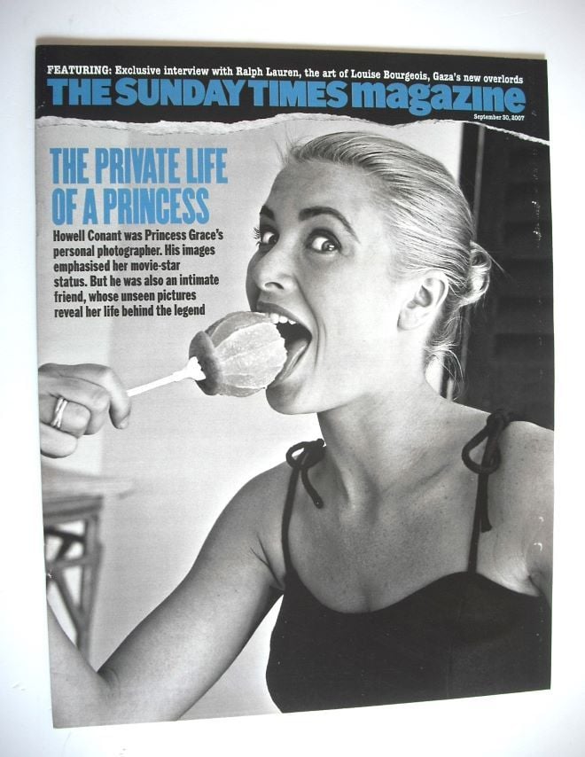 The Sunday Times magazine - Princess Grace cover (30 September 2007)