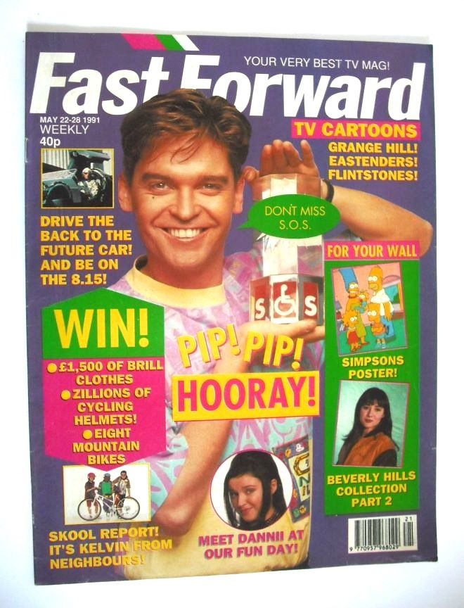 Fast Forward magazine - Phillip Schofield cover (22-28 May 1991)