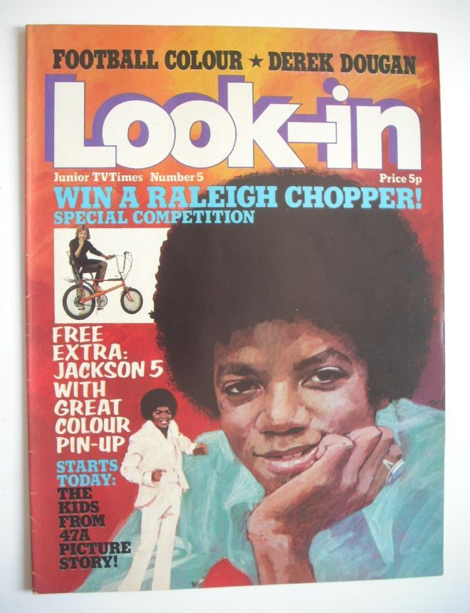 Look In magazine - Michael Jackson cover (9 February 1974)