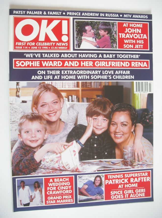OK! magazine - Sophie Ward and Rena Brannan cover (12 June 1998 - Issue 114)