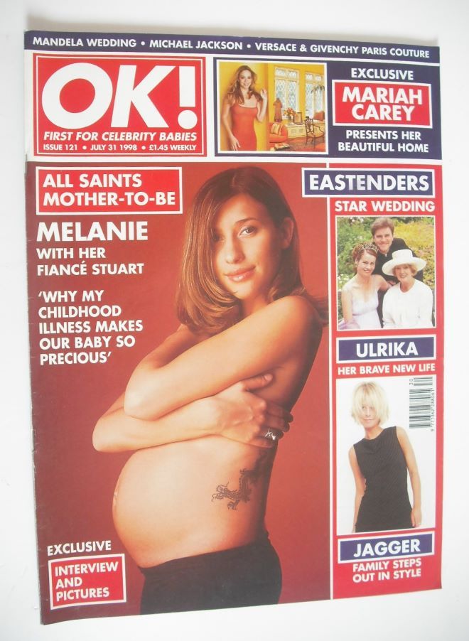 <!--1998-07-31-->OK! magazine - Melanie Blatt cover (31 July 1998 - Issue 1